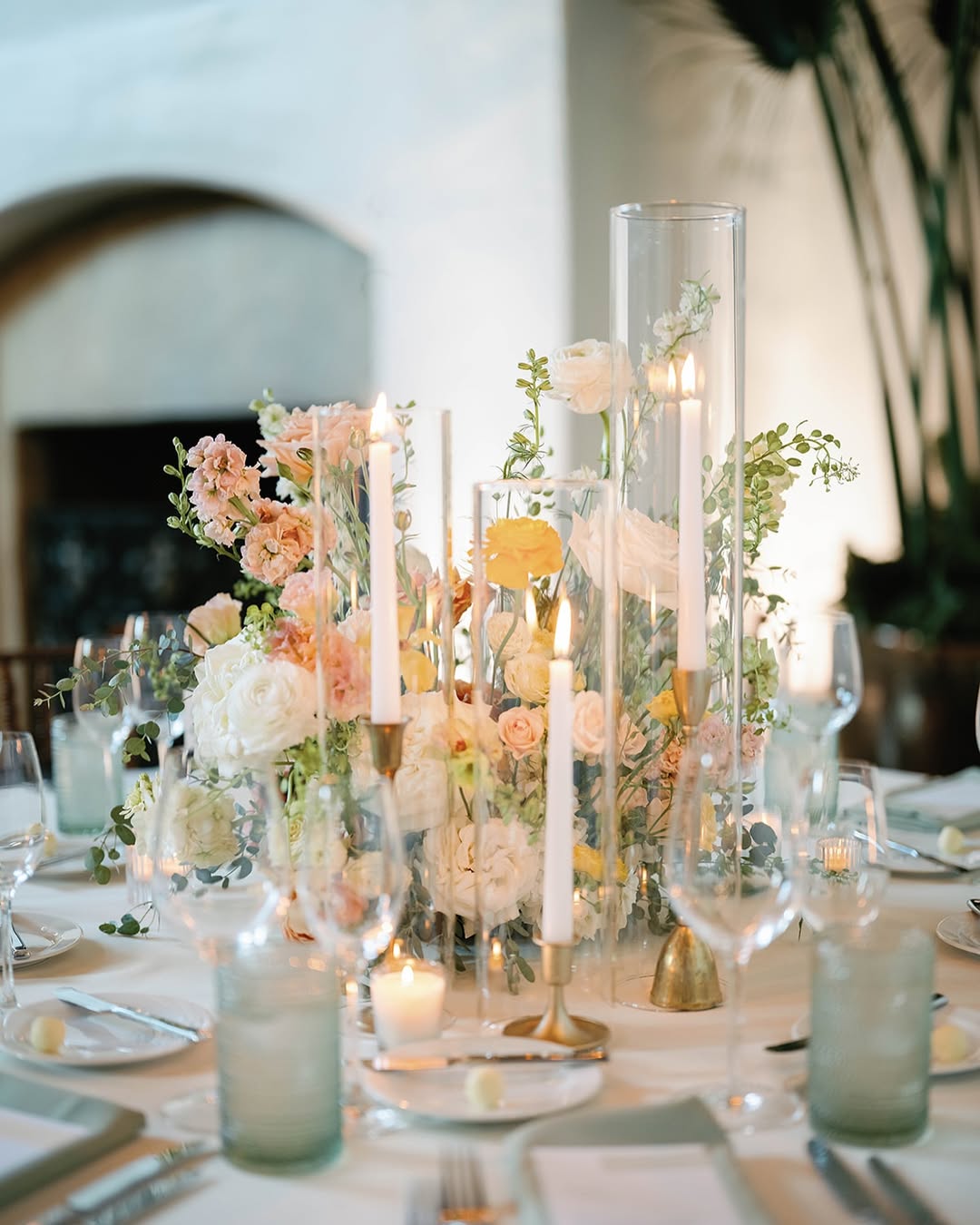 Bespoke flower arrangement for Montecito Club celebration