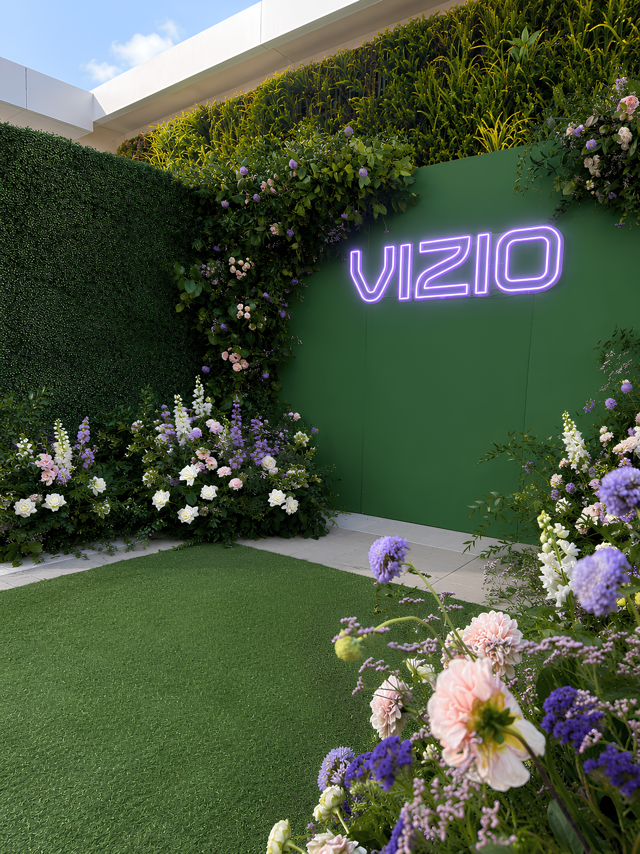 Corporate product launch event floral design Los Angeles