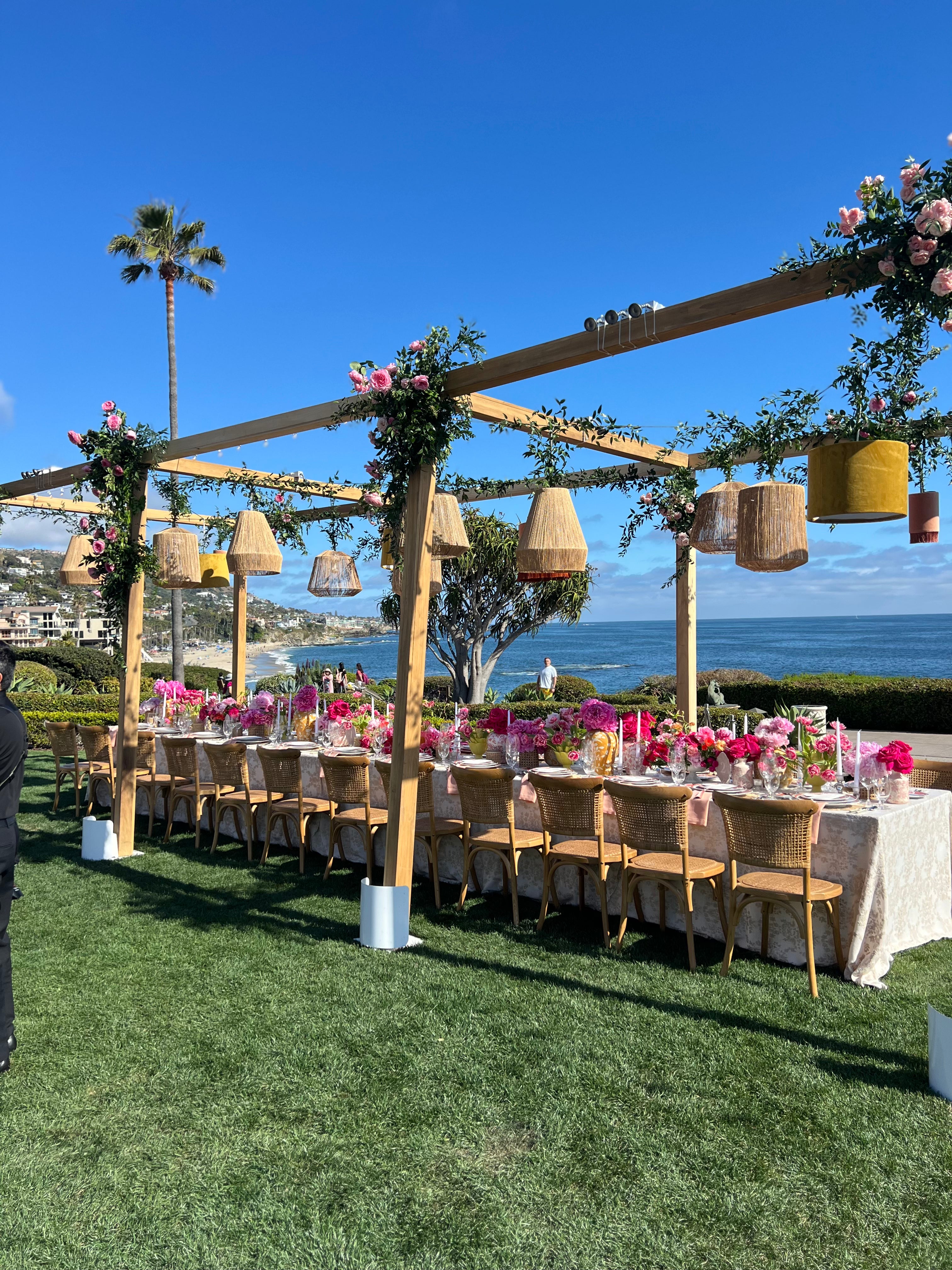 Custom event flowers for Bel-Air Bay Club celebration