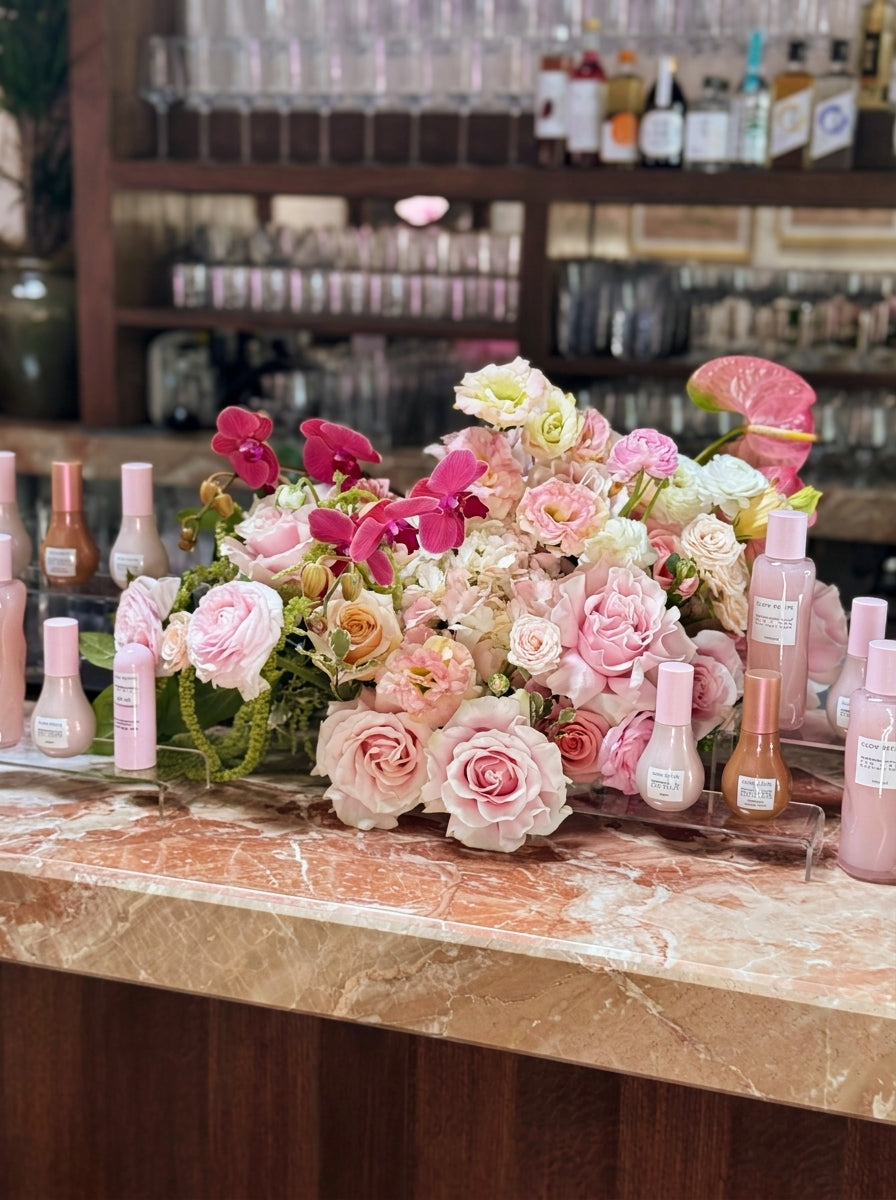Custom floral design for private country club event in Los Angeles