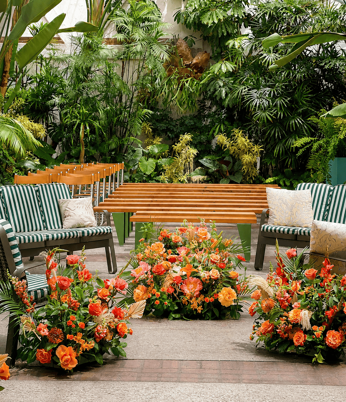 Custom floral design for private event in Southern California