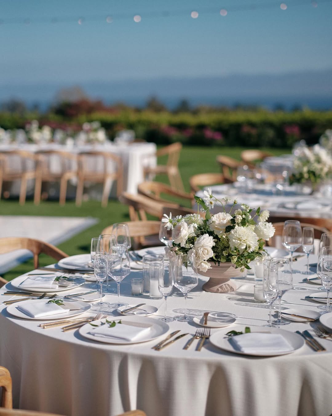 Floral styling for Montecito Club private celebration