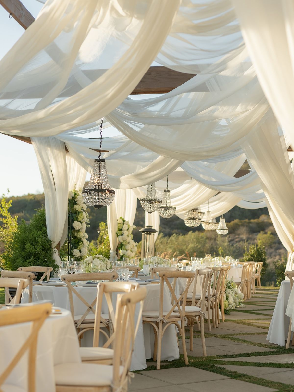 Luxury event floral design for Orange County venue