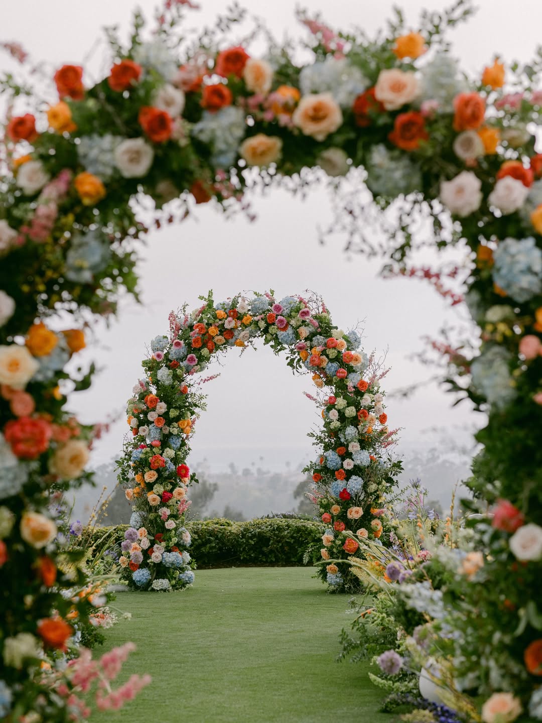 Luxury event florals for Montecito Club in Santa Barbara