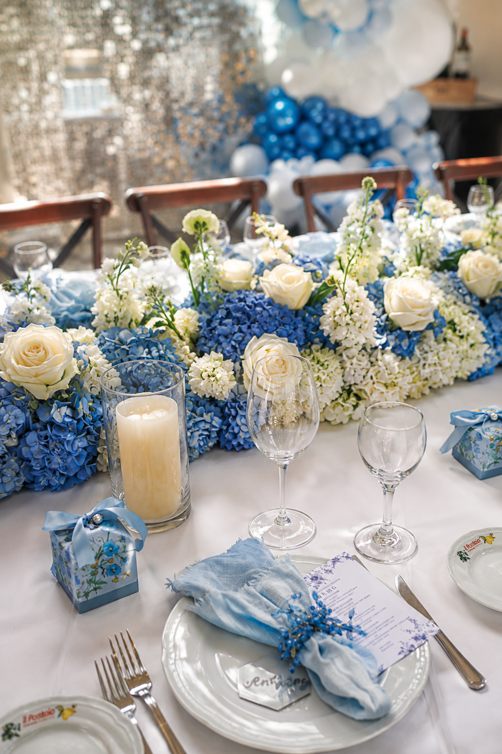 Modern event flowers for West Hollywood brand gathering