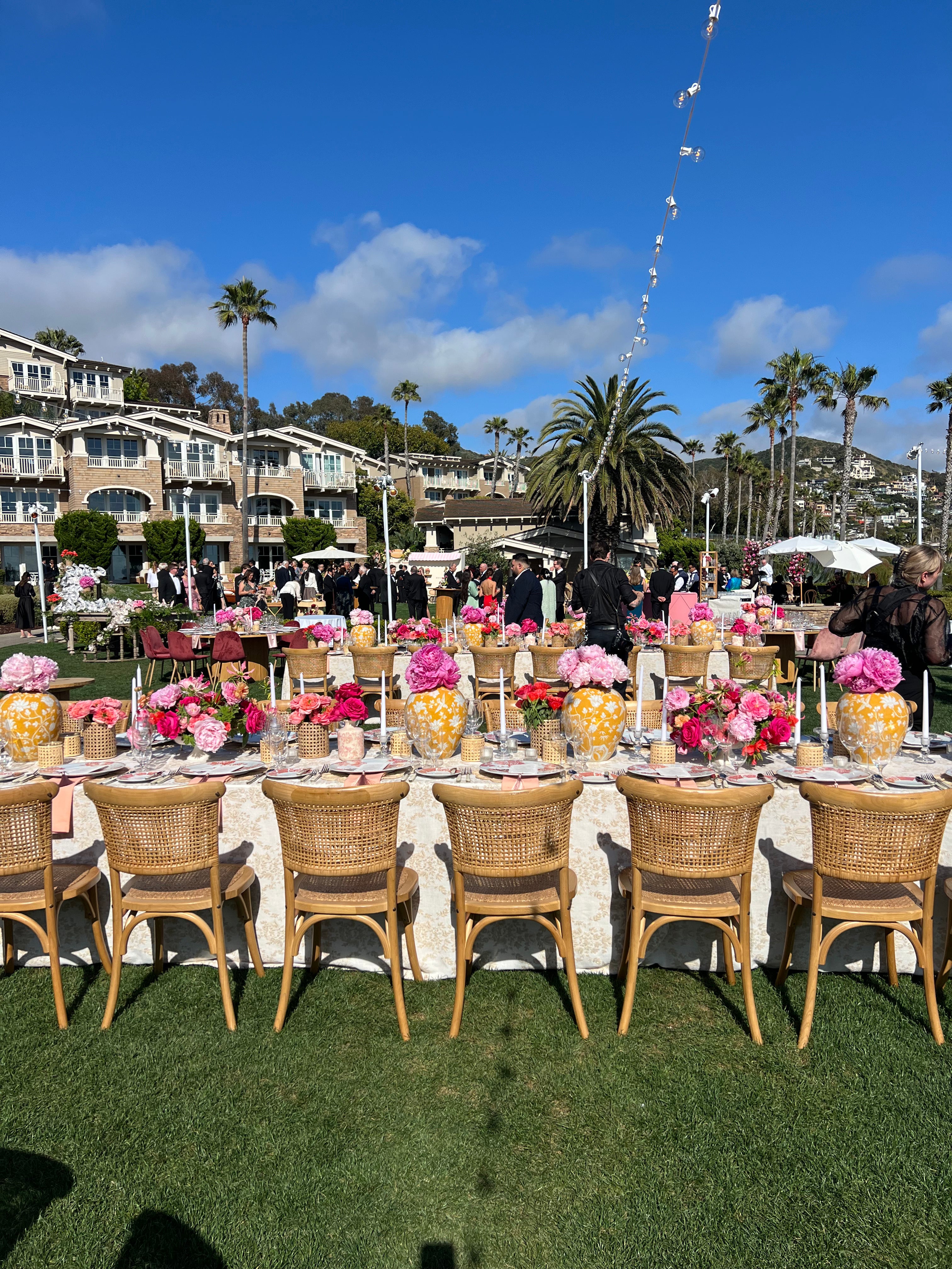 Premium seasonal flowers for Santa Barbara private event