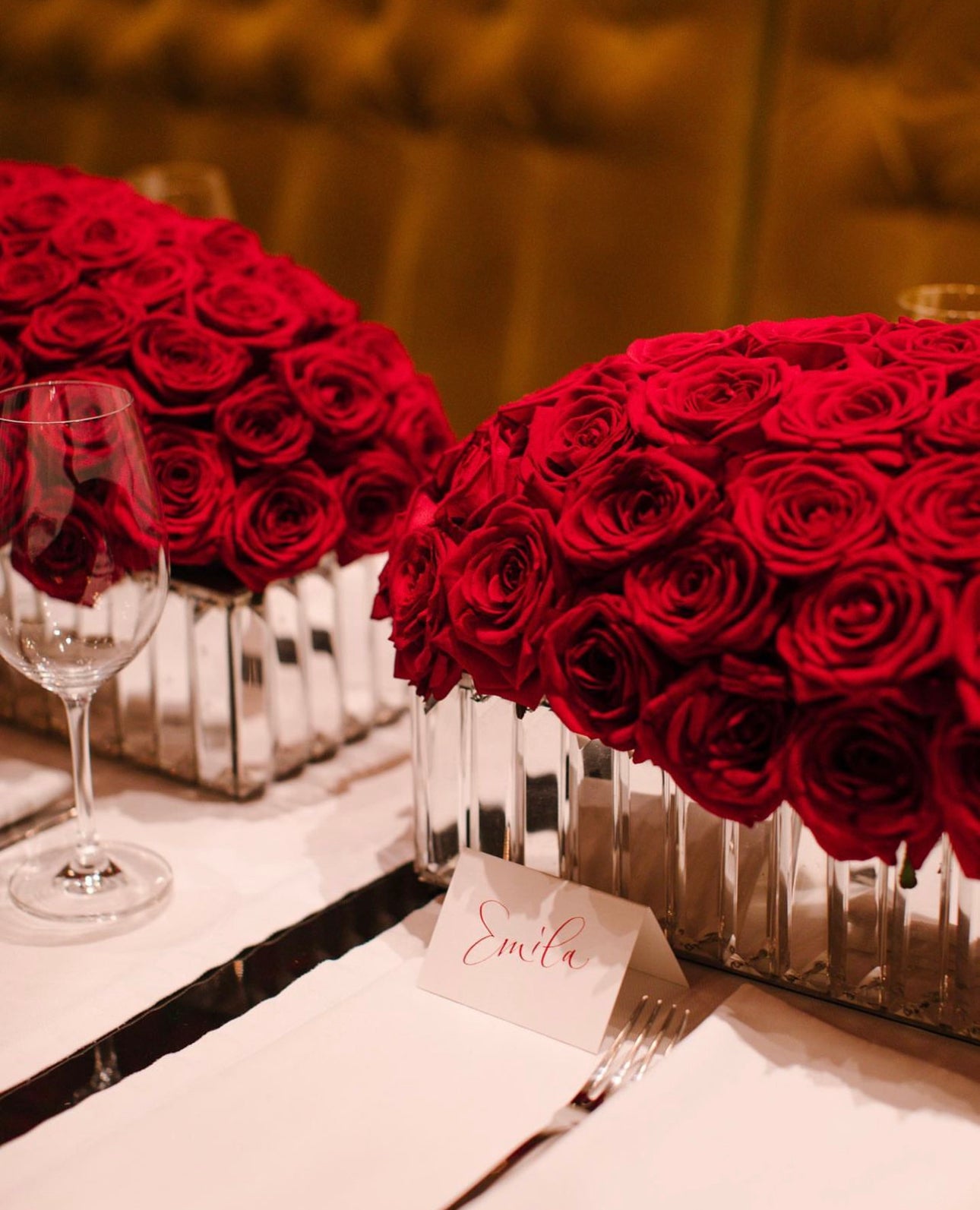 Romantic ceremony flowers designed by Casa Dei Fiori
