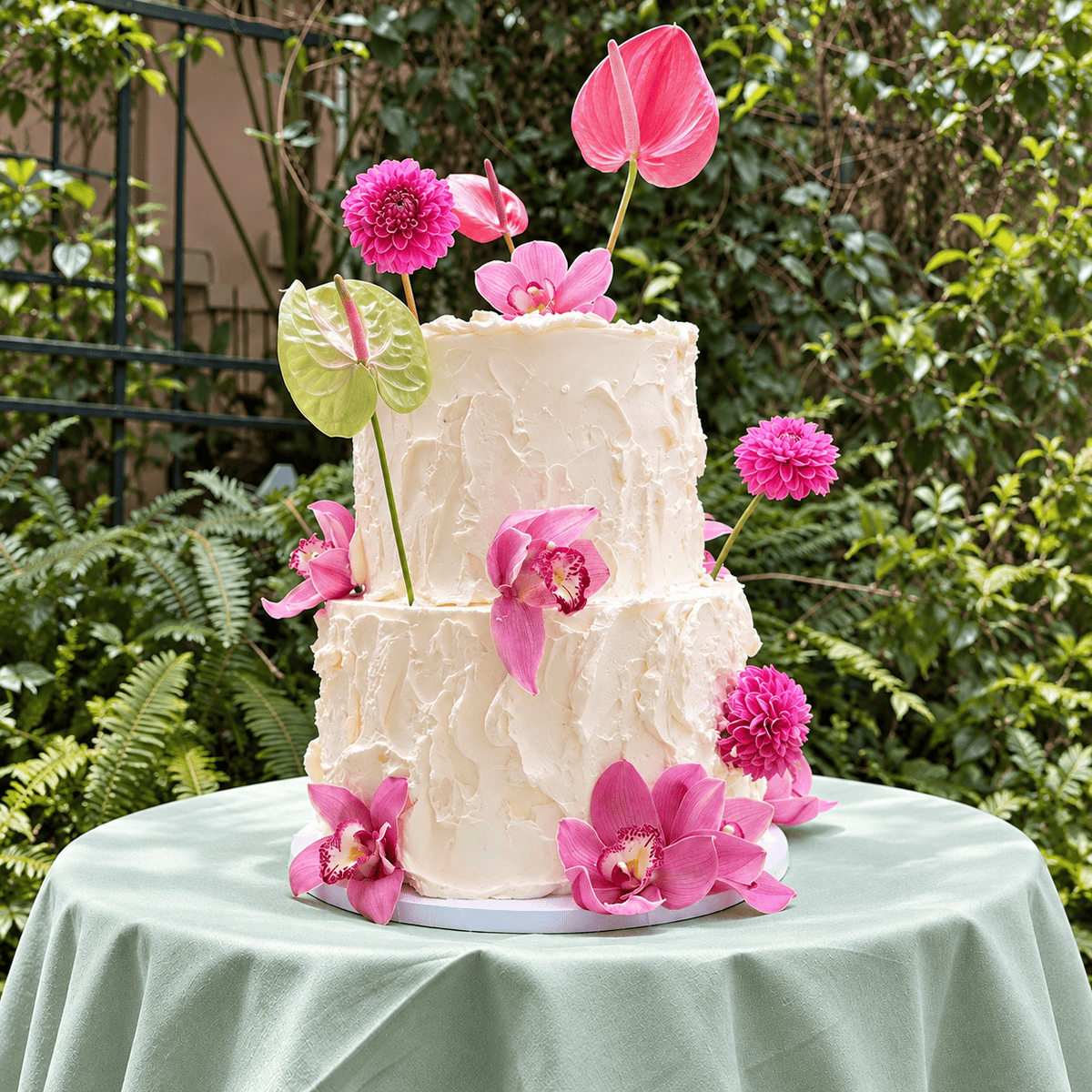 graduation party dessert table florals, Los Angeles | Casa Dei Fiori