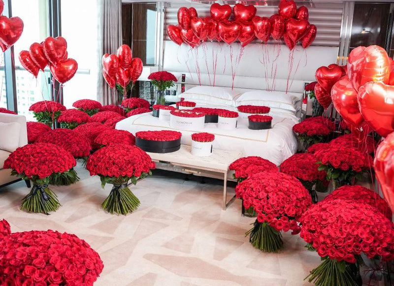 Romantic surprise decoration