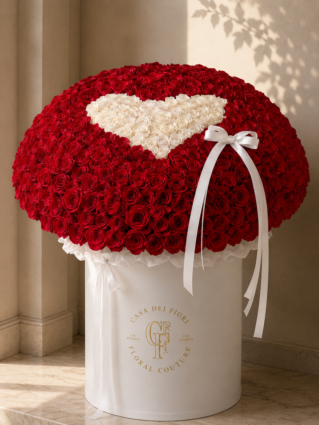 XXL BOX WITH ROSES AND HEART