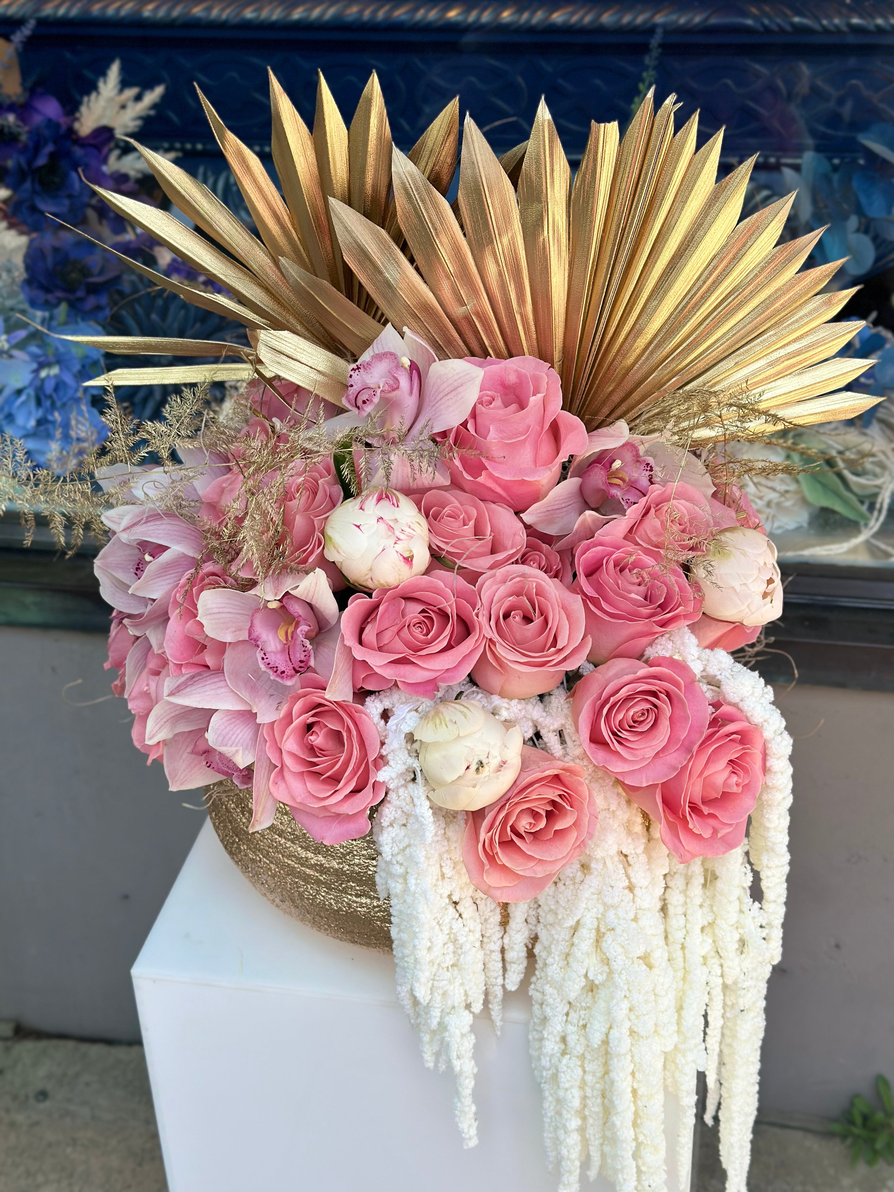 Anniversary celebration floral design Casa Dei Fiori Los Angeles