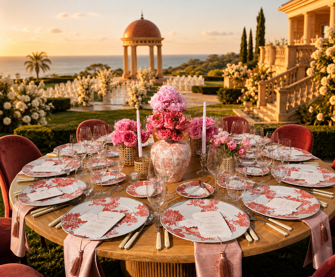 Casa Dei Fiori Pelican Hill event florals