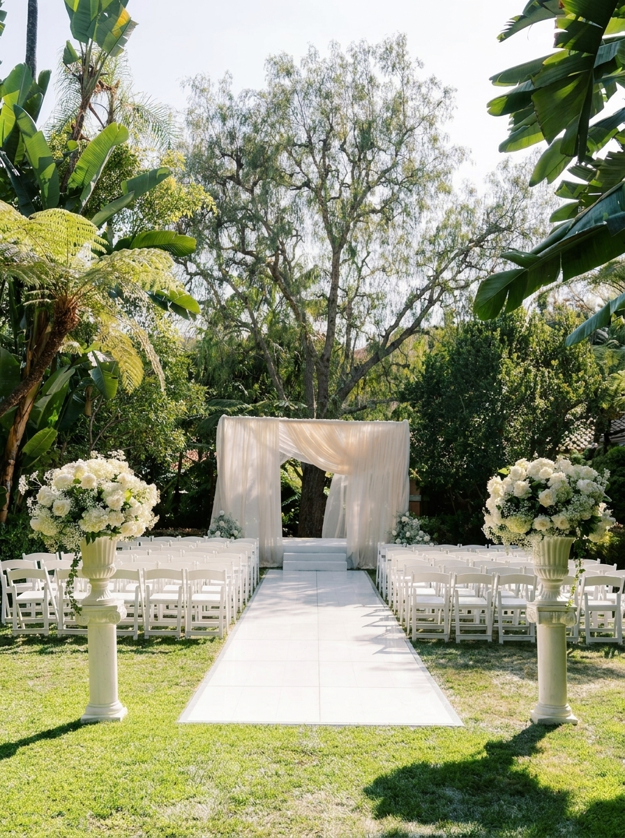 Casa Dei Fiori floral design for Pacific Palisades event