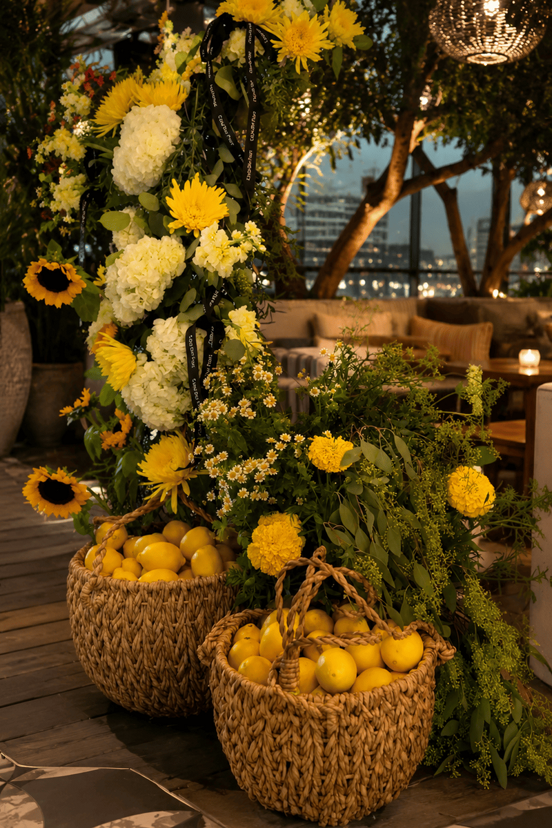 Custom corporate floral arrangements in Los Angeles