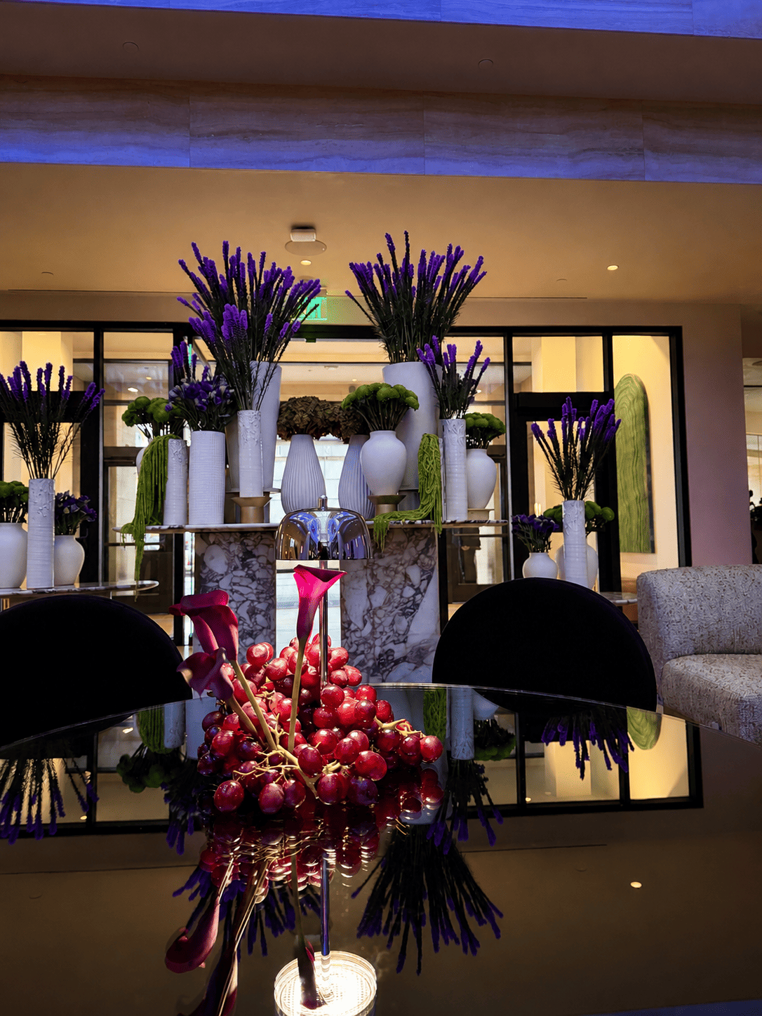 Elegant floral decor for luxury social event