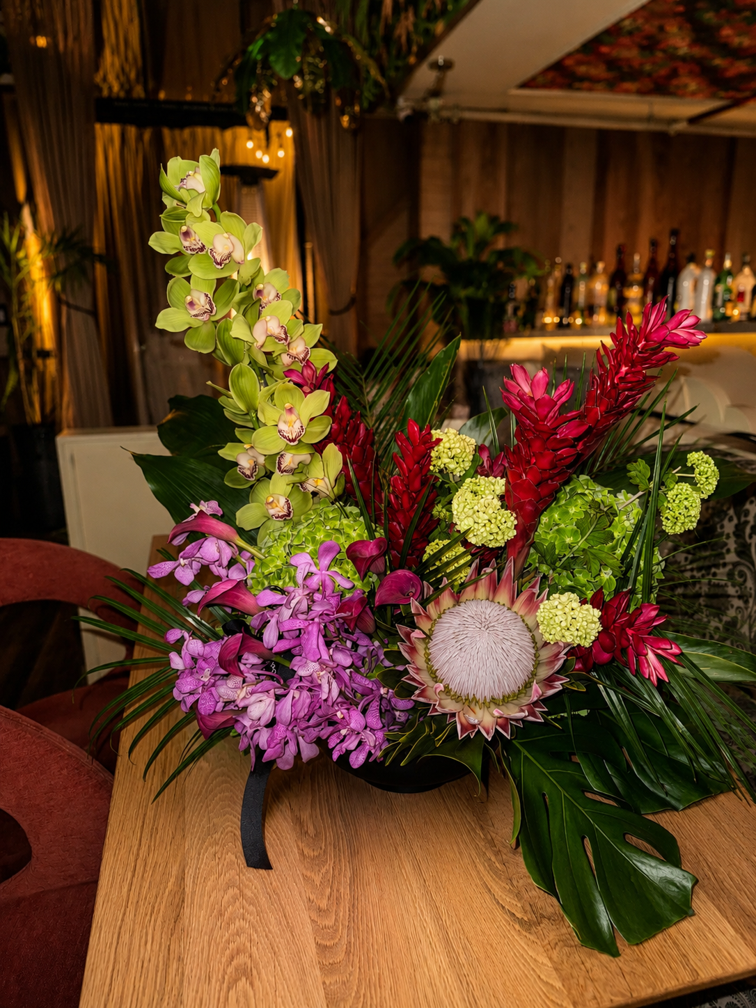 Elegant flowers for private dinner at Soho House West Hollywood