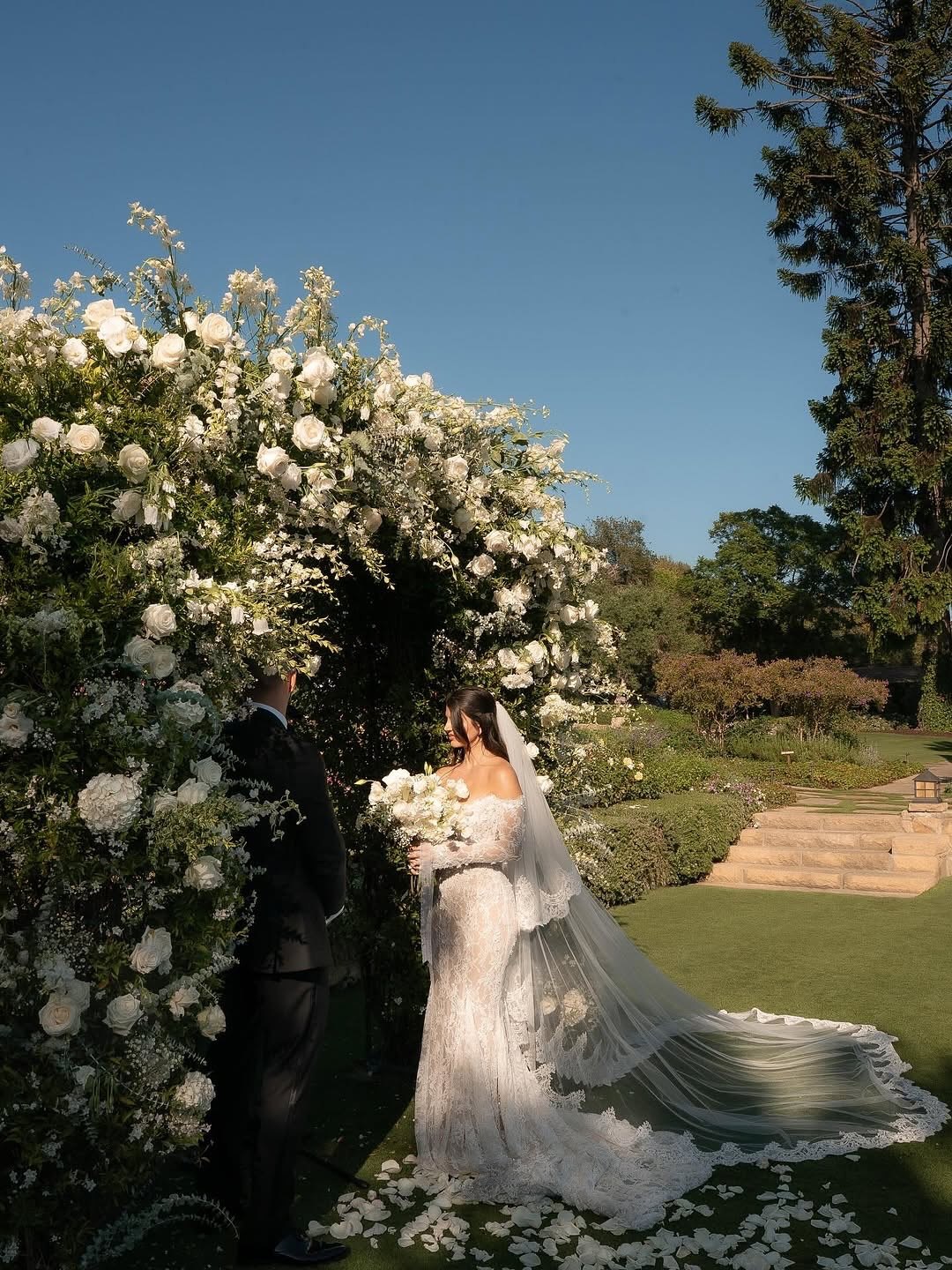 Elegant party flowers created by a Montecito event florist
