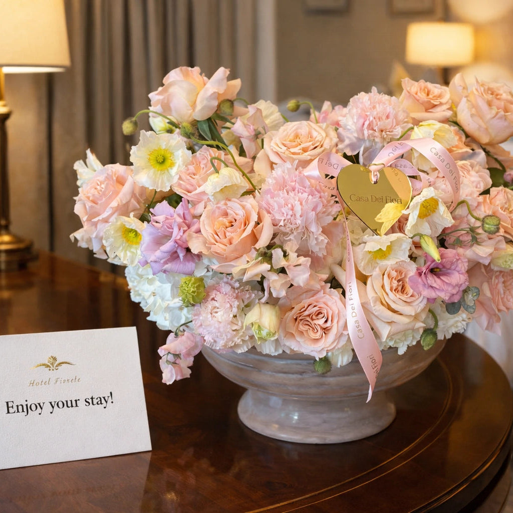 Hotel Welcome Florals in LA