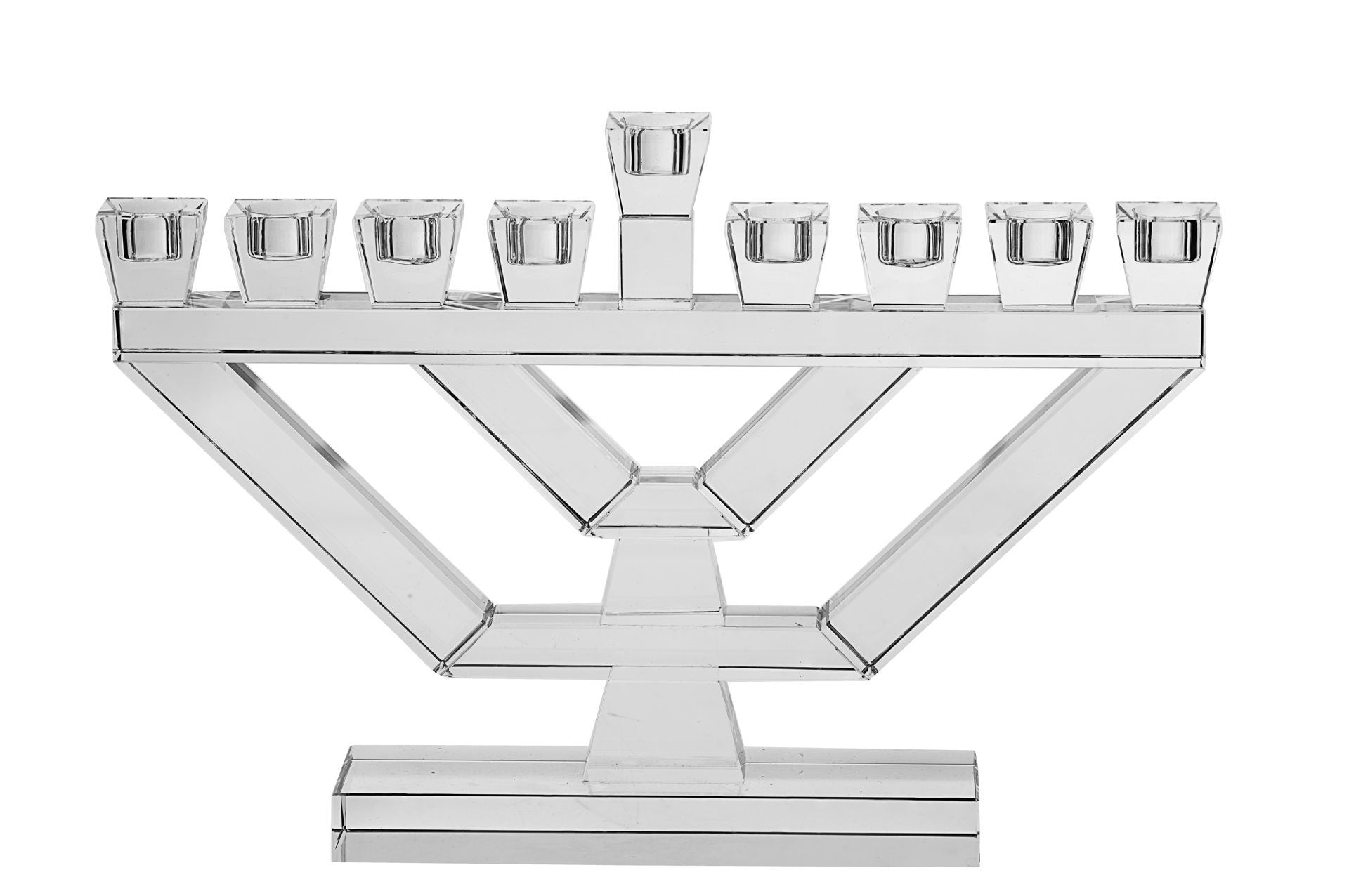 MENORAH LARGE CRYSTAL CLEAR