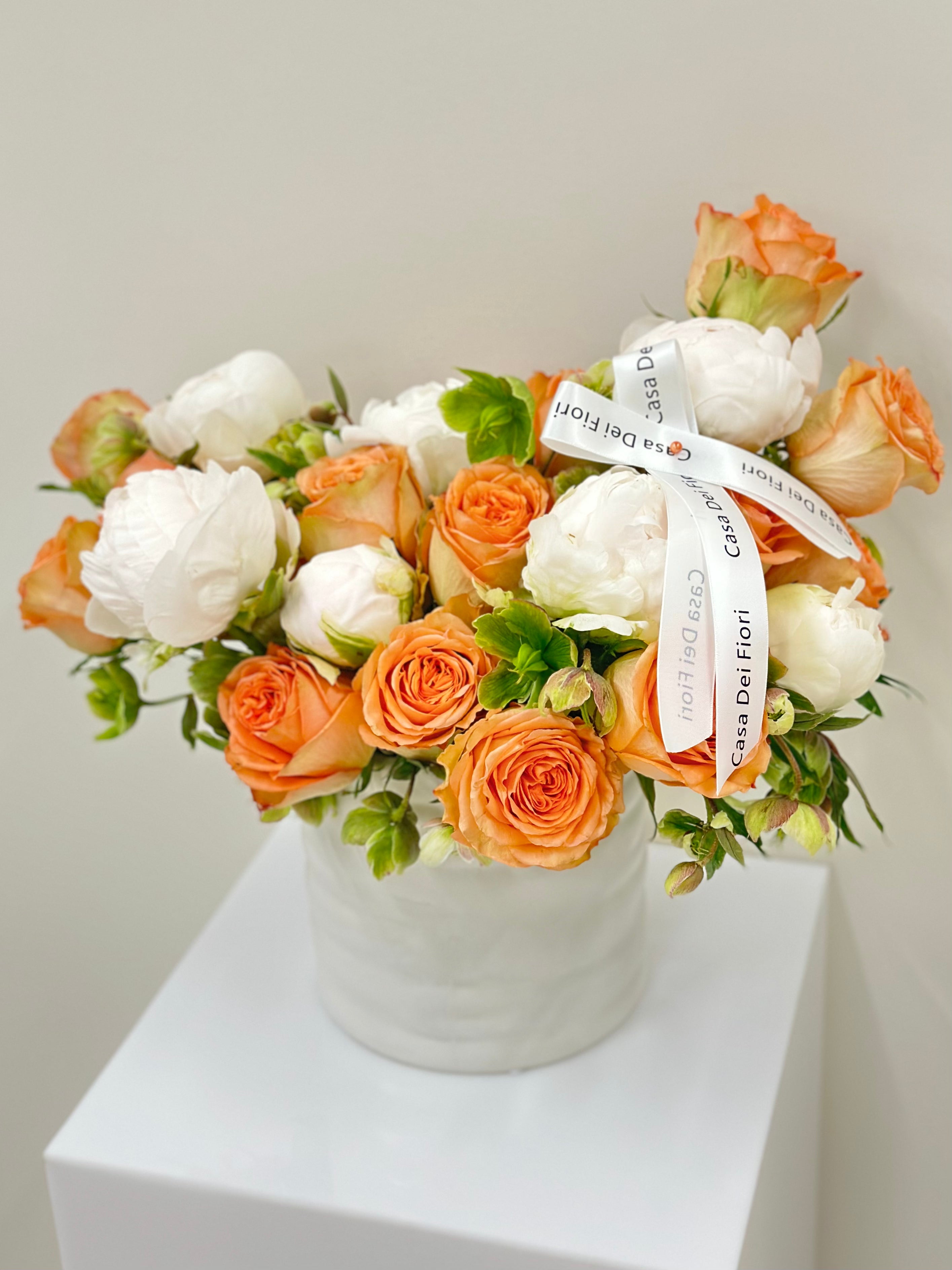 orange rose bouquet