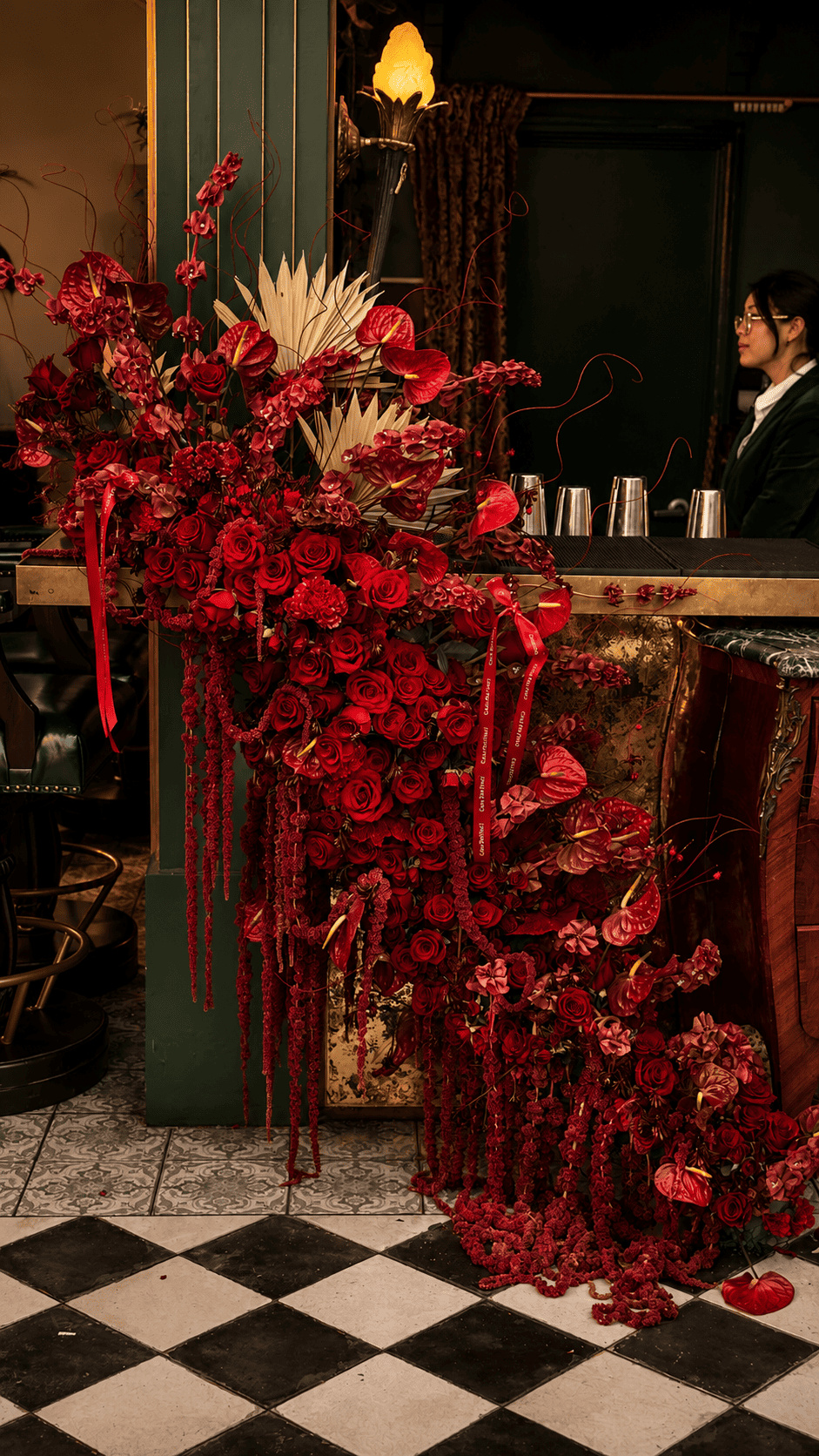 Luxury floral styling for Los Angeles event venue
