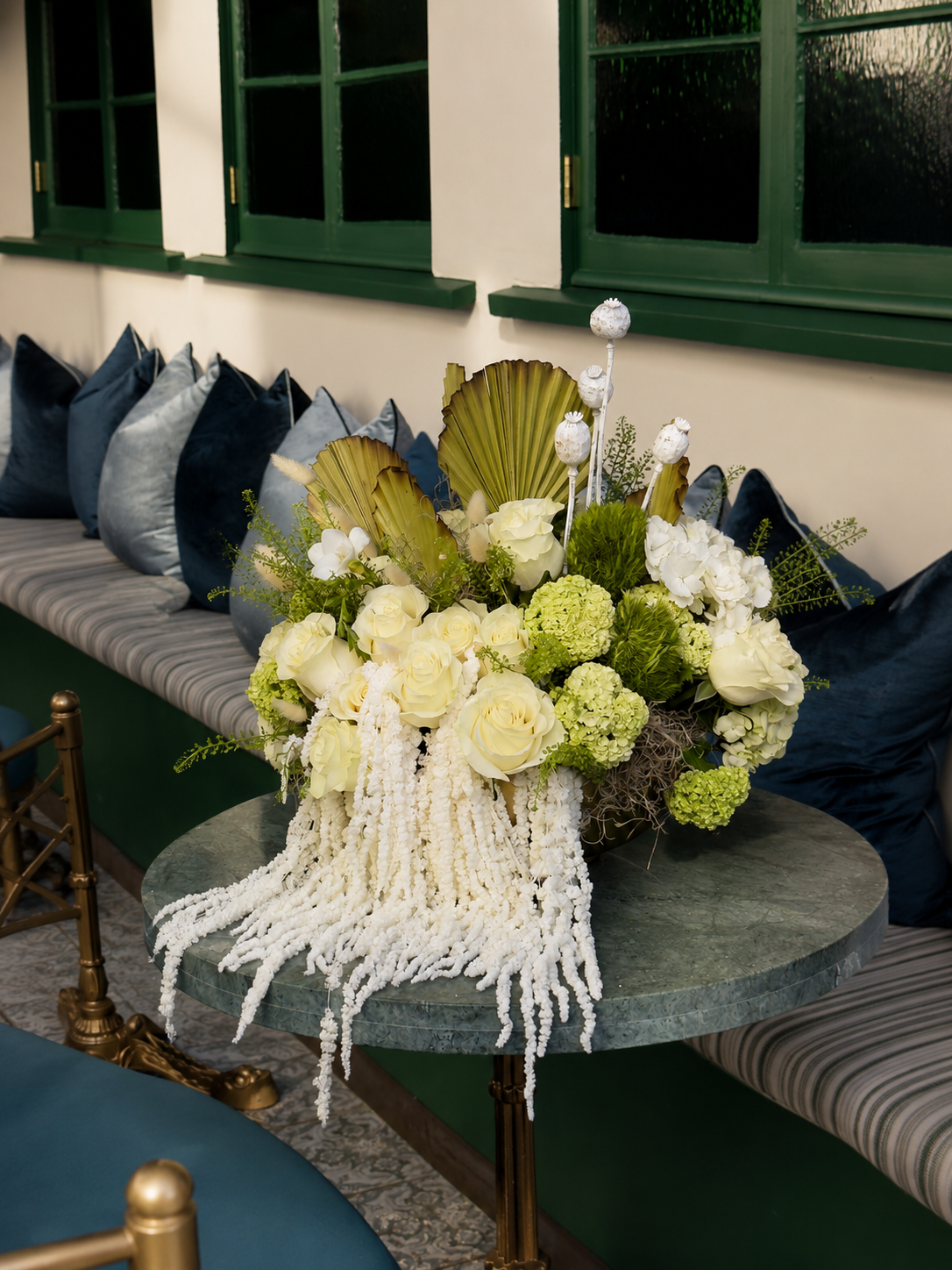 Modern floral arrangements for West Hollywood private gathering