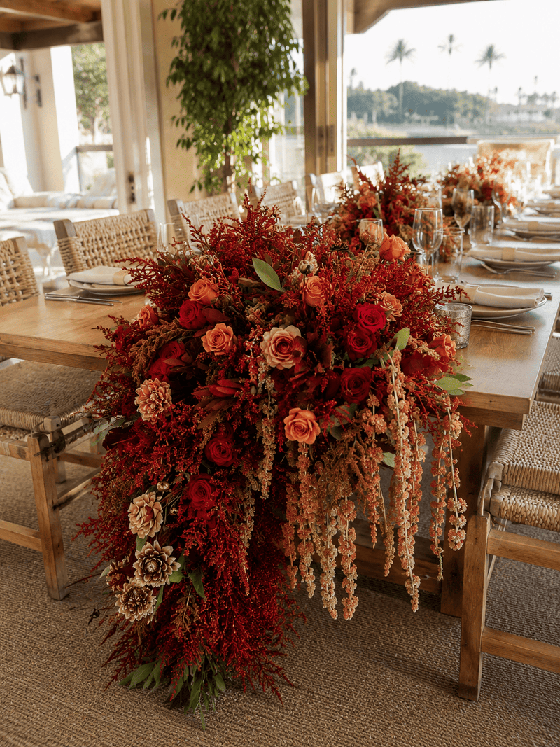 Orange County event florals for luxury venue
