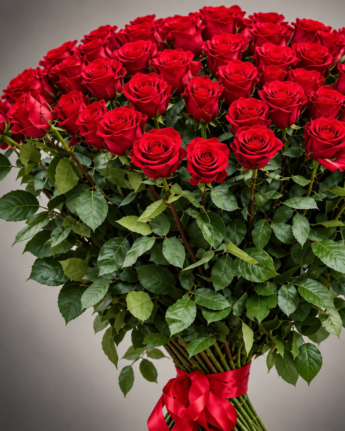 Oversized premium red roses bouquet with same-day flower delivery in Los Angeles
