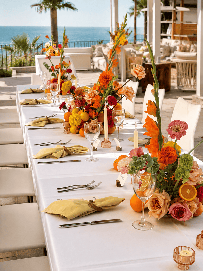 Pacific Palisades event flowers for coastal venue