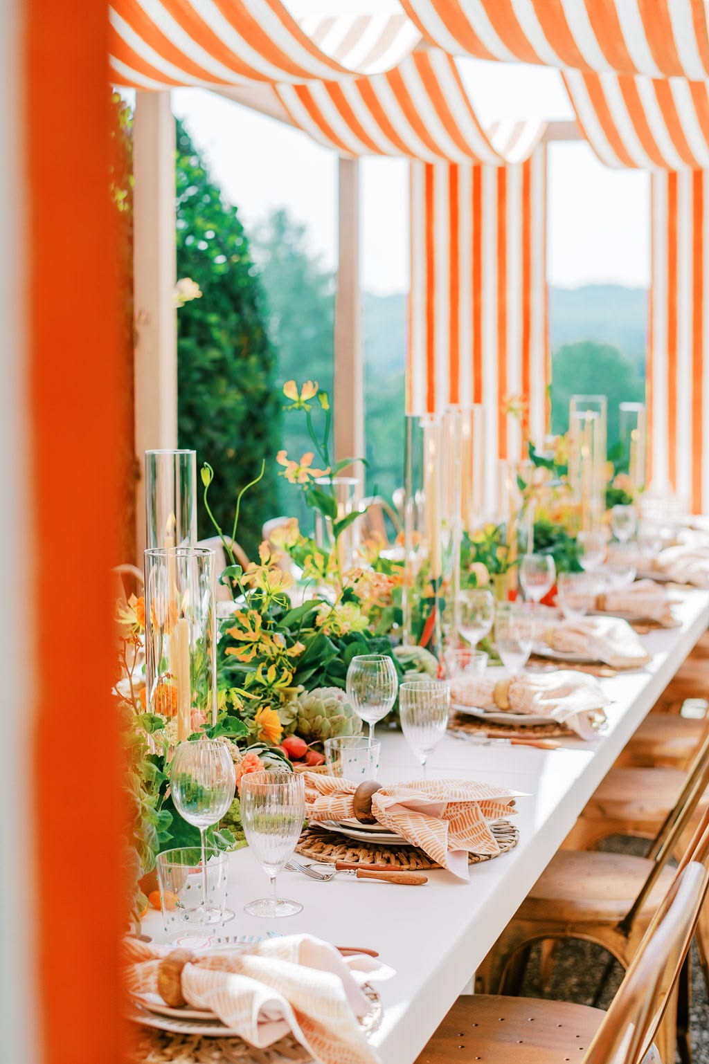 Tablescape Floral Design for social events in Los Angeles