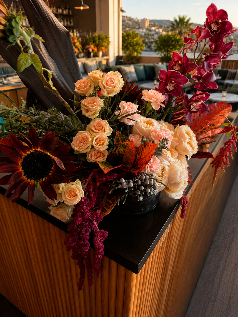Weekly flower service for Beverly Hills businesses