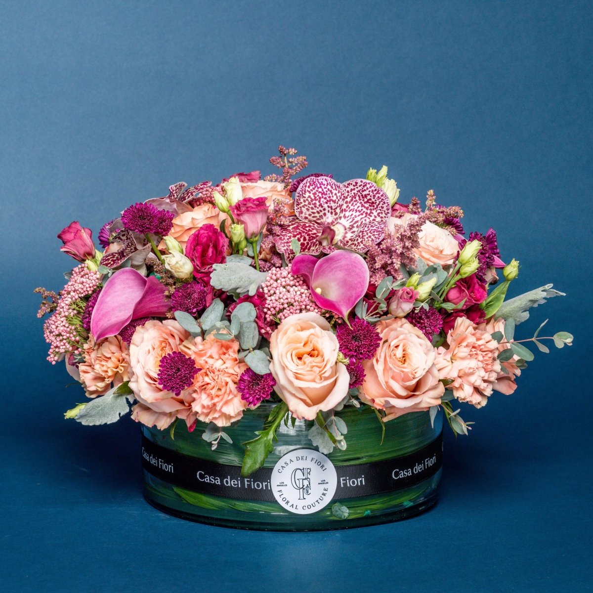 orchid and carnation bouquet ANGELIQUE