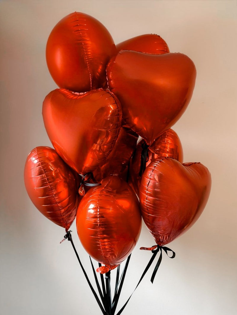 HEART SHAPED BALLOONS - Casa Dei Fiori