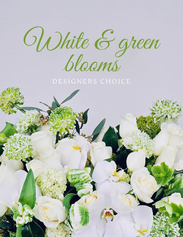 WHITE & GREEN BLOOMS - Casa Dei Fiori
